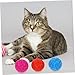 BESPORTBLE 6pcs Interactive Pet Toys Bells Cat Toys for Kittens and Cats Promotes Exercise and Keeps Pets Engaged Random Colors