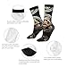 XZDWPY Cool Steampunk Gears Unisex Mid-Calf Socks 2 Black-1 Polyester Skin-Friendly Moisture-Wicking Fashionable Crew Socks