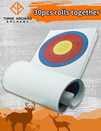 Three Archers Archery Vertical 30Pcs 3 Spot Targets Recurve Bow Targets World Cup Archery Targets #TOP2