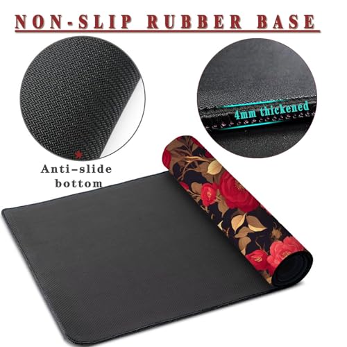 Tapis de bureau gamer en caoutchouc pour optimiser votre setup informatique