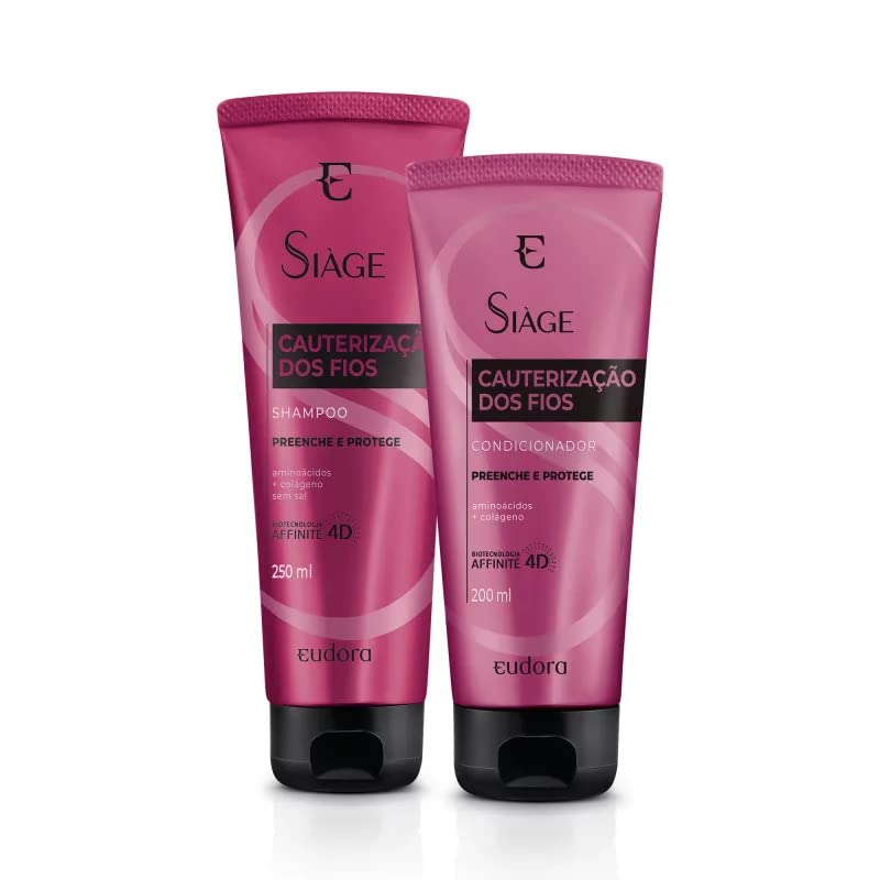 Kit Siàge Cauterização dos Fios Shampoo + Condicionador 1 41cDDL0PvzL
