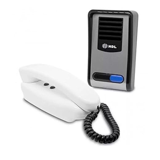 HDL F8, Porteiro Eletrônico F8-Sntl com Interfone, Branco