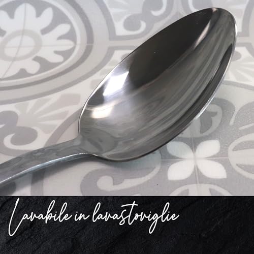Fackelmann Cucchiaio per servire, materiale in acciaio inossidabile riciclato, alto spessore, elegante lucidatura, materiale lavabile in lavastoviglie, dimensioni 35 x 7 cm - immagine 6