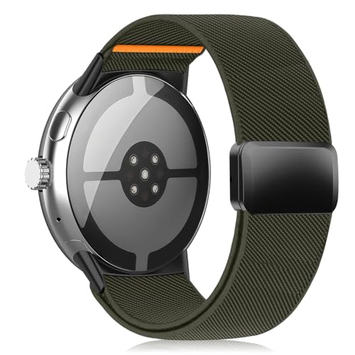 [RoSoki] �o���h �e���i�C�����o���h Google Pixel Watch 4/3 (41mm) / Google Pixel Watch 2/1 �Ή� �}�O�l�b�g�o�b�N�� �����x���g �����o���h �ւ��X�g���b�v �X�|�[�c ���v�x���g �L�k�� �y��