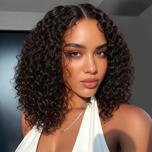 Perruque de cheveux humains sans colle pour protéger vos contours avec élégance