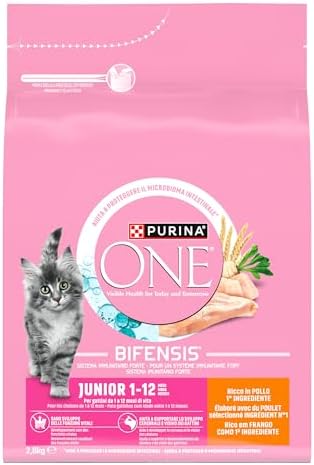 PURINA ONE®| BIFENSIS Junior | Chat | Croquettes |Aliment Complet...