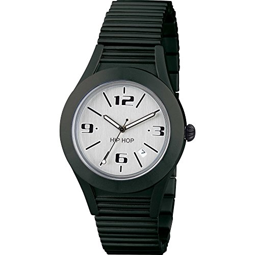 Montre Hip HOP Analogique HWU0582 boîtier alu et cadran épuré