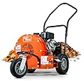 SuperHandy Walk Behind Leaf Blower, Wheeled Manual-Propelled, 7HP 212cc, 4 Stroke, Wind Force of 200 MPH / 2000 CFM at 3600RPM