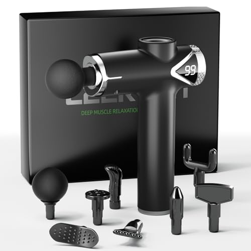 Save 34% on LEERCON Deep Tissue Massage Gun with 8 Attachments