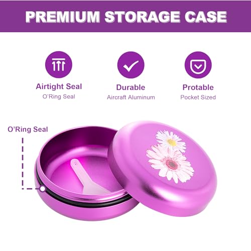 Smell Proof Bag with Combination Lock, Carbon Lined Odor Proof Pouch, Large Smell Proof Containers, Travel Medicine Lock Bag Gifts for Women, 6 in1 Kit, Purple 6