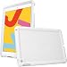 Produktbild TECHGEAR Silikon Hülle für iPad 10.2 2019 7. Generation 10,2 Zoll, [Kinderfreundlich] Stark Schutzhülle Silikon Weicher Hülle rutschfeste stoßfeste verstärkte Ecken + Displayschutzfolie - Weiß