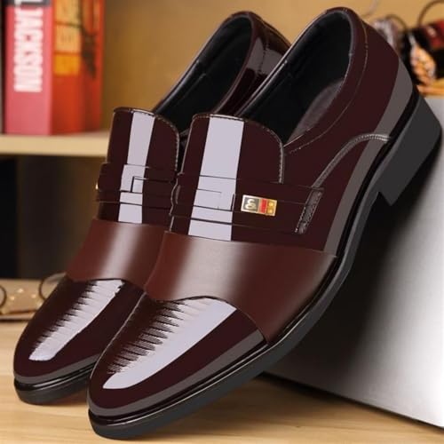 Handmade Mens Wedding Oxford Shoes Genuine Leather Men's Dress Shoes Slip On Business Formal Shoes for Men Oxford Formal Shoes for Men2