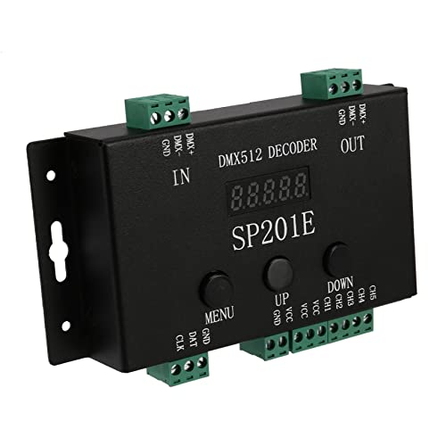 Qiaohome SP201E DMX512 WS2812B WS2811 Dekoder kontrolera DMX do SPI, obsługa wielu układów scalonych