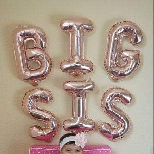 Miniatura 2 de Globos de aluminio de oro rosa de 34 pulgadas, letras de la A a la Z, números del 0 al 9, globos de helio para novia, baby shower, boda, fiesta de