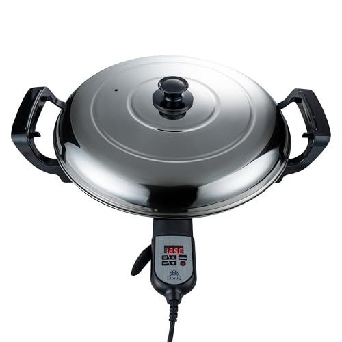 Ethniq 18.5" Electric Griddle for Ethiopian Injera, Somalian Anjero, Crepe, Lefse, Mogogo, Mitad, Pancake Teff Injera Maker - Adjustable Digital Heat Control - Non-Stick Surface - by ETHNIQ - Image 4
