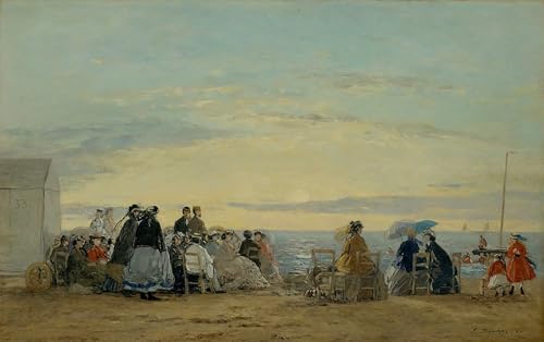 Peinture Murale Coucher de Soleil Boudin pour Remplacer une Déco Fade par de l'Art