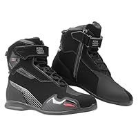 KEMIMOTO Motorrad Schuhe Herren, CE-Zertifiziert, Motorradschuhe Verstärkter Schalthebel-Pad aus TPR-Material, Motorradstiefel Herren Atmungsaktiv und Verschleißfest, Verstärkte Knöchel