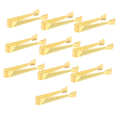 Ciieeo 10 Piezas Pinzas Metálicas para Carbón Vintage Tenazas de Hierro Resistentes para Incienso Herramientas Seguras para Manipular Carbón Accesorio Portátil para Hogar y Camping
