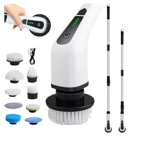 Esfregador Escova De Limpeza Elétrica 360º MOP Multiuso 7 em