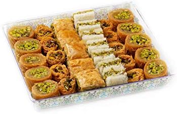 Al Bohsali 1870- Premium Pistachio Baklava Mix 32 Pieces