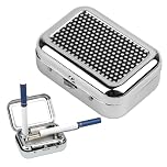 Portable Ashtray, Pocket Ashtray with Lid, Stainless Steel Portable Ashtrays for Cigarettes, Odour-Proof Portable Cigarette Butt Box for Outdoors Travel Camping Car Bar