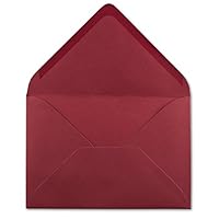 Vierkante enveloppen zonder venster, 155 x 155 mm, natte plakrand voor bruiloftskaarten