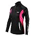 Thorogood Sports Winter Run Women's Half-Zip Long Sleeve Running Top - Black/Pink Medium - Black/Pink - Medium