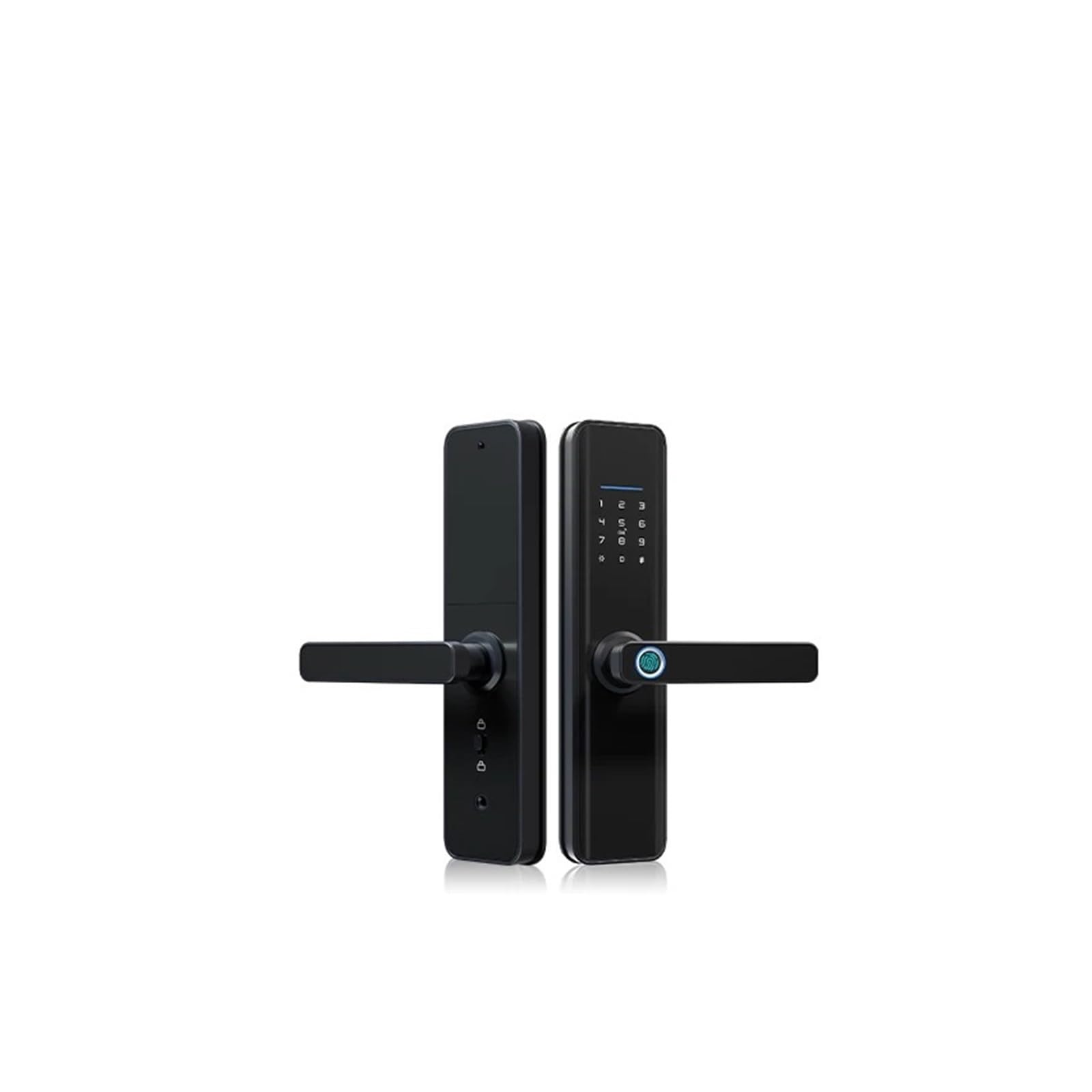 CVFRDD Smart Door Knob, Ttlock Electronic Smart Door Lock With Biometric Work With Home For Or Hotel Keyless Entry Door Handle(X3 TTwifi 6085)