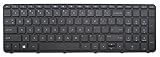 New Laptop Keyboard (with frame) US layout Black color for HP 15-f001xx 15-f003dx 15-f004dx 15-f004wm 15-f027ca 15-f033wm 15-f039wm
