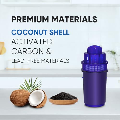 PUREPLUS JFC900Z Pitcher Water Filter Replacement for Pur PPF900Z, PPF951K, PPT700W, CR-1100C, DS-1800Z, CR-6000C, PPT711W, PPT711, PPT710W, PPT111W, PPT111R Pitchers and Dispensers, 4PACK - Thumbnail 7