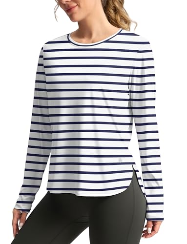 Image of Women's Sun Shirts UPF 50+ Long Sleeve UV Protection Shirt Lightweight Quick Dry Workout Hiking Tops for Women