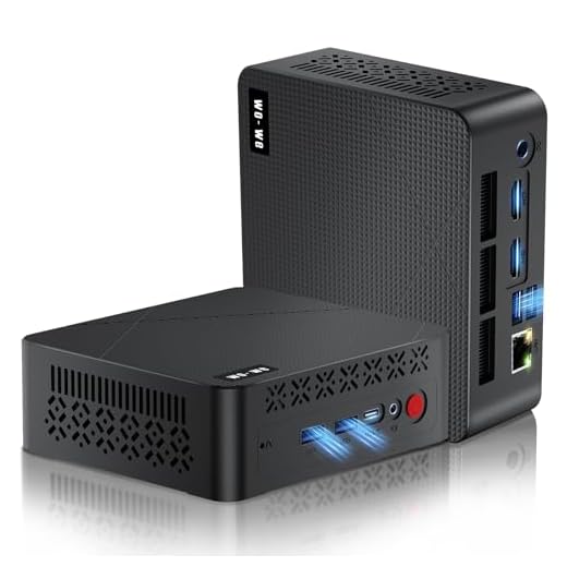 wo-we Mini PC AMD Ryzen 5 3500U(Beats N150/4300U), 8GB DDR4 RAM 256GB NVMe SSD, Vega 8 Graphics Mini Desktop Computer,Triple 4K Displays,Support 2.5''SSD,USB-C/Dual HDMI,WiFi5 BT5.0 for Office Home
