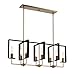 Designers Fountain Chicago PM 8-Light Island Pendant, Old Satin Brass, D233M-IS-OSB