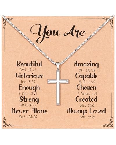 Croix de Foi pour femme : un bijou religieux inspirant plein d'amour