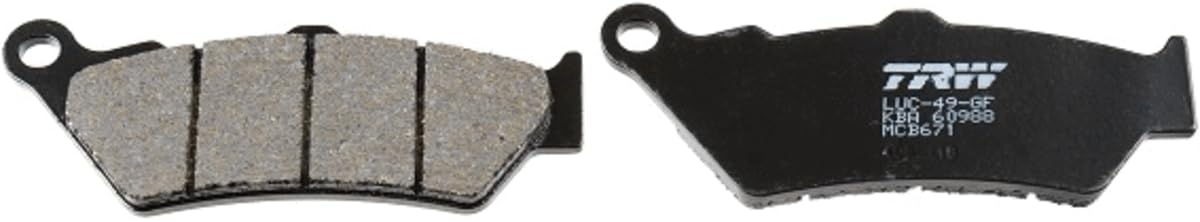 TRW AUTOMOTIVE AFTERMARKET MCB671 Motorcycle Brake Pad
