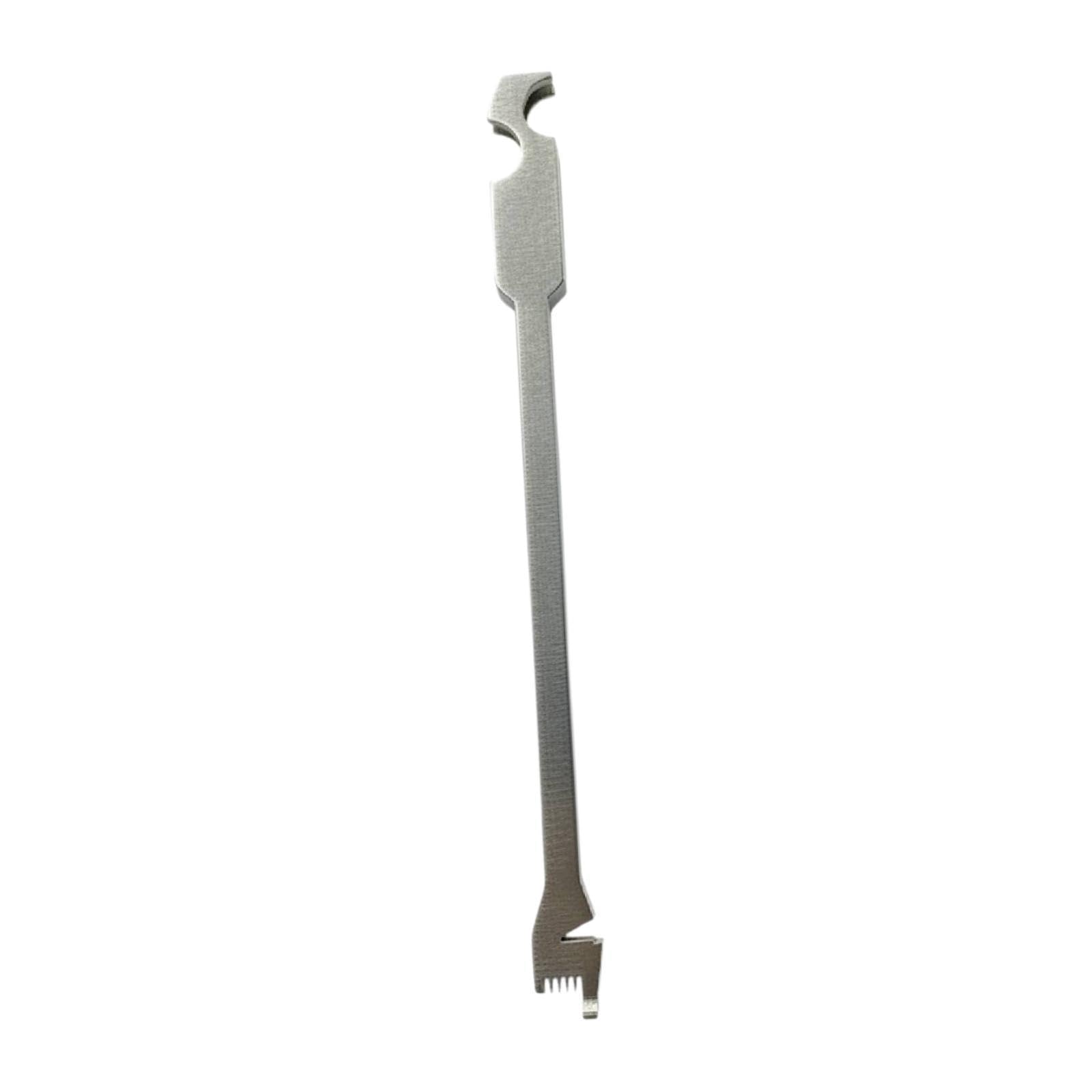 Milageto Llave afinación para dulcimer, accesorios musicales con caja almacenamiento, herramienta compacta para instrumentos, llave afinación