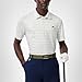 Lacoste Men's Regular Fit UV Protect Golf Polo Shirt, Flour & Sinople Green, Medium