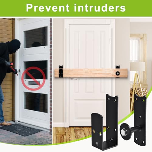 Support de barricade robustes de 2 x 4 pour renforcer une porte vulnérable