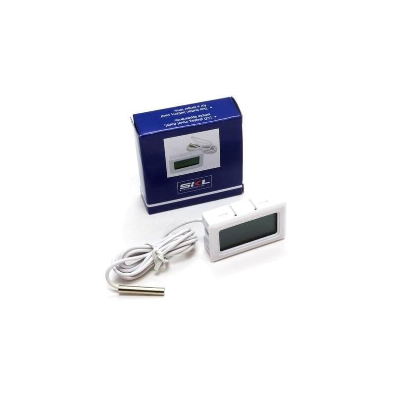 Thermomètre numérique -50c +70c blanc REPORSHOP avec sonde de 1000 mm