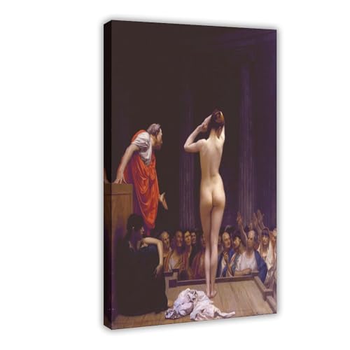 Impression sur toile Jean Leon Gerome Selling Slaves in Rome