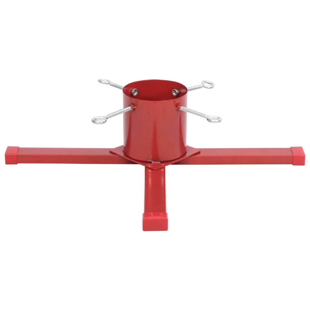 Support de Sapin de Noël Rouge 61x61x15,5 cm,Supports de Sapin de Noël,2.24kg-4018976