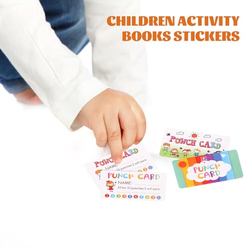 Artibetter 20 Sheets Punch Cards for Classroom and Business Use, Behavior Incentive Reward System with Safe Paper Material, Cartoon Encouraging and Decorative Style for Teachers and Parents - Image 9
