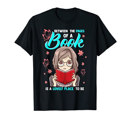 Book Lovers Gifts for Girls Floral Woman Book Lover Reading Camiseta