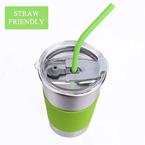 Rommeka 16Oz Cups Replacement Lids, Spill Proof And Splash Resistant Lid Also Suitable For Yeti Rambler, Ozark Trail 20Oz Tumbler Straw Friendly (2 Pack) #TOP2