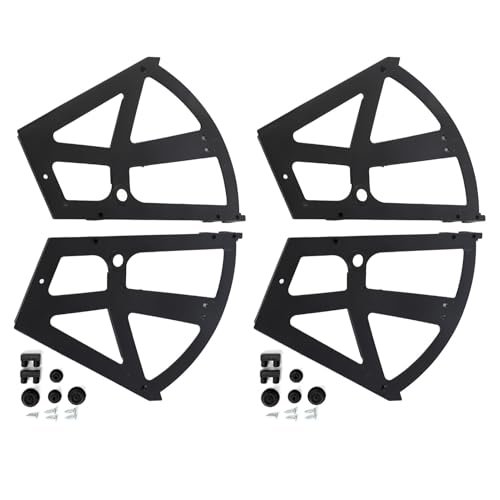 Dioche Charnière Flip Flop 4 Pièces/Ensemble Chaussures Armoire Charnières Flip Rack - Matériau ABS Durable, Augmente la capacité de Stockage pour Les Meubles,...