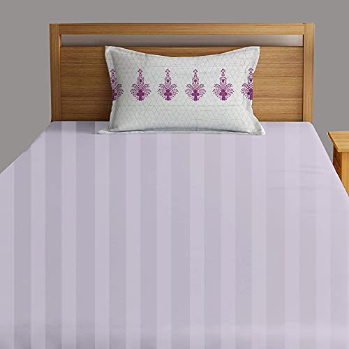 Image of Flat Bedsheet with 2 Pillow Cover - Cotton Bedsheet /Bedsheets /Bed Sheet - Print29 King