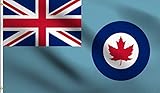 DMSE Canada Royal Airforce Flag 3X5Ft Foot 100% Polyester 100D Flag