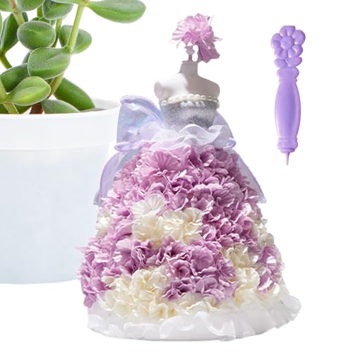 Patifirst Kit De Manualidades De Princesas,Kit De Diseño De Vestido Hecho A Mano - Set De Actividades Artísticas De Princesas Hecho A Mano,Para Niños Niñas Hogar Viajes Escuelas Interior Jardín De
