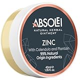 Absolei Zinc Oxide Ointment, Natural Ointment for Itching and Rashes with Calendula and Plantain, 40 ml (Pack of 1)
