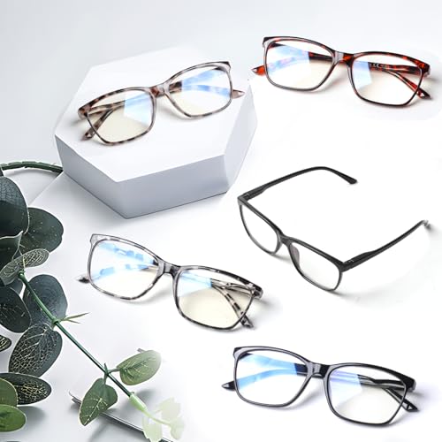 SIGVAN Ladies Reading Glasses Blue Light Blocking Spring Hinge Fashion Pattern Print Eyeglasses for Women (Multicolour 5, 1.50, x) by SIGVAN - Image 7